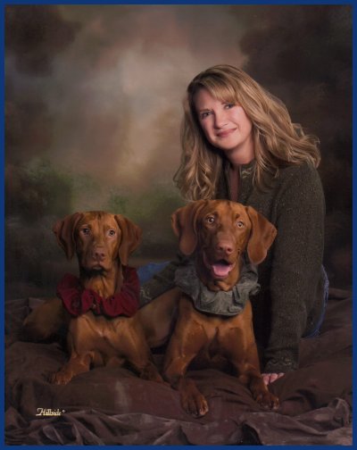 Dawn and Vizslas